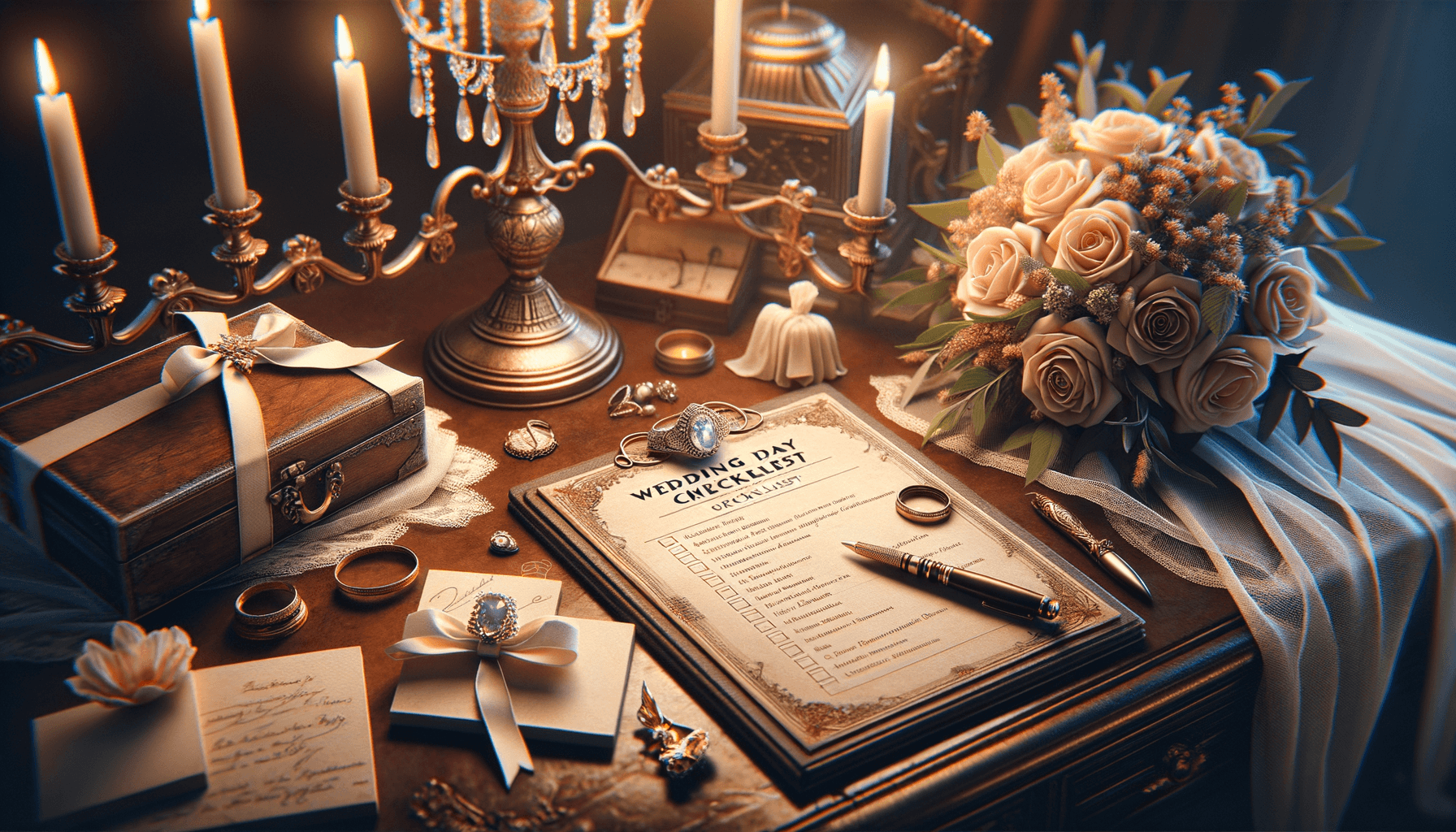 Hochzeitstag Checklist