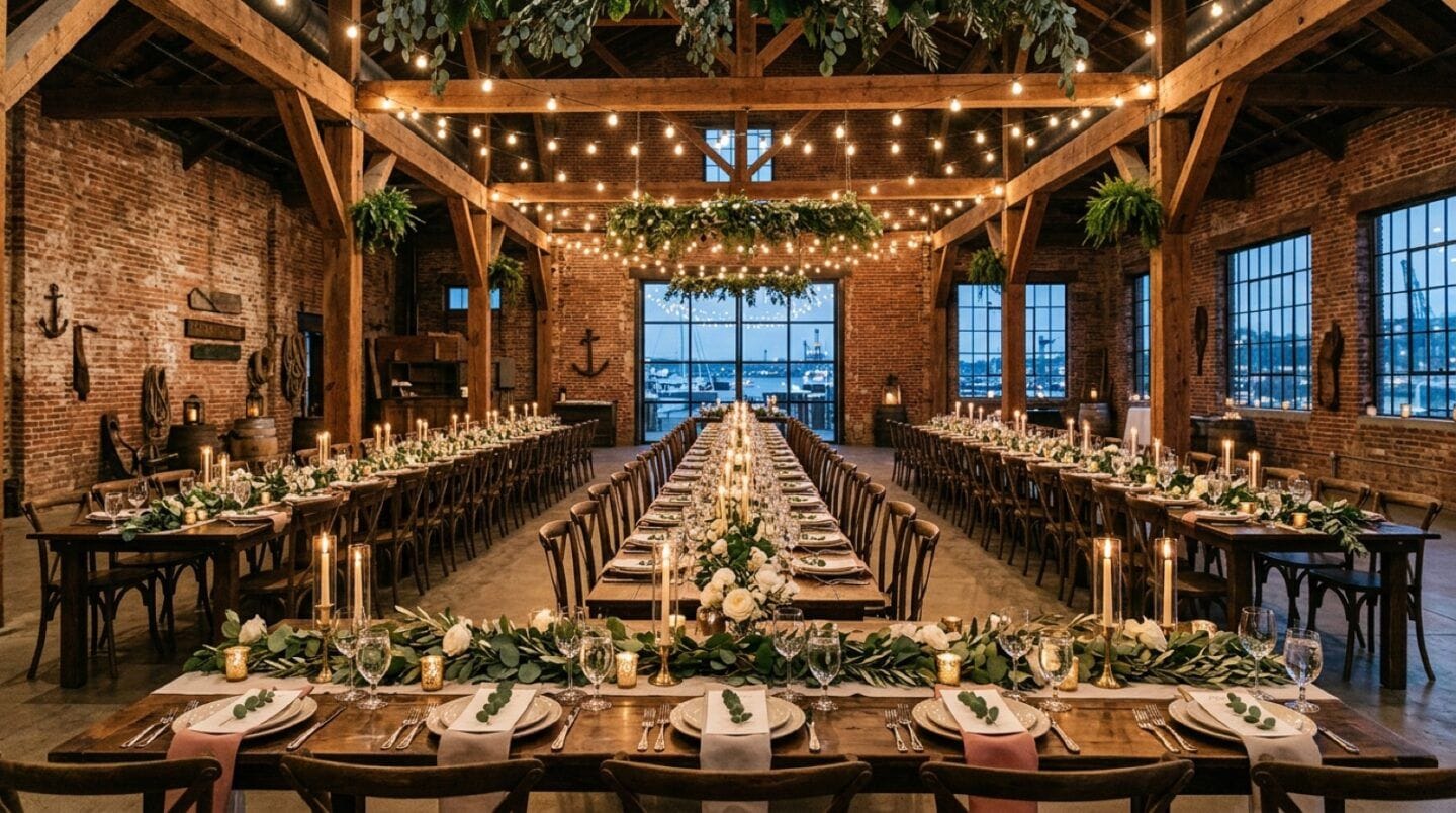 Hochzeit in der Alten Fischpackhalle Cuxhaven – maritimes Industrieflair