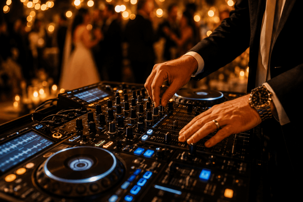Brautpaar plant das Budget für den Hochzeits DJ in Bremen